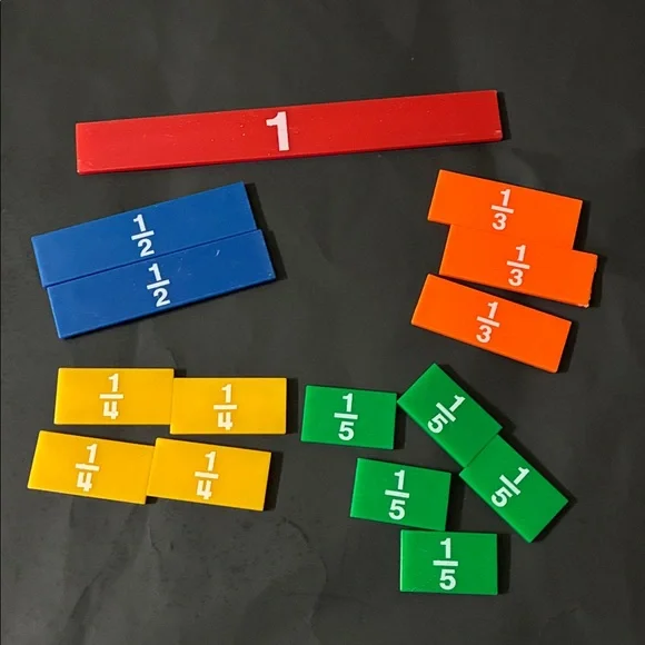 Hand2Mind - FRACTION TILES & CIRCLES SETS (102 pieces) - Picture 5 of 11